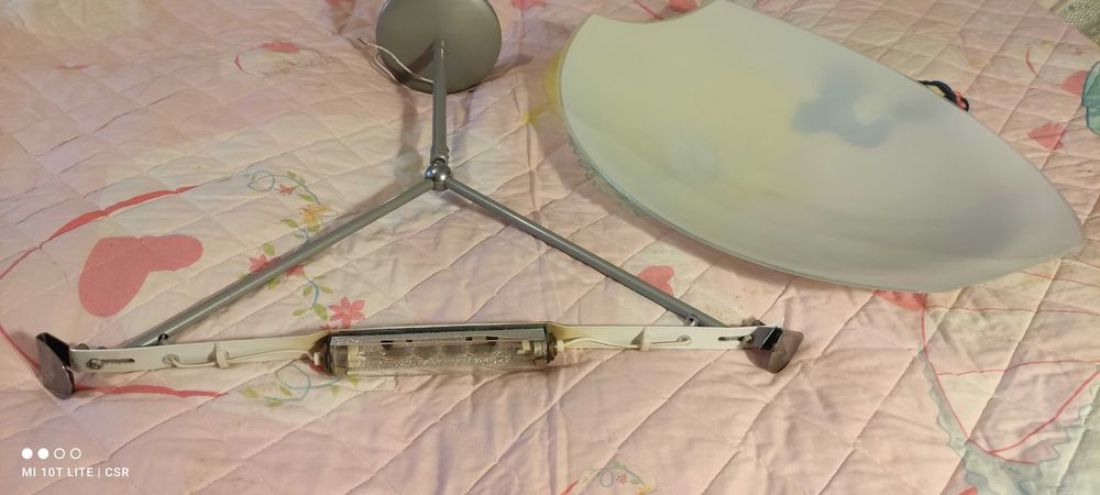 Candeeiro de Teto de Vidro