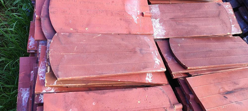 Dachówka karpiówka - oczyszczona z demontażu