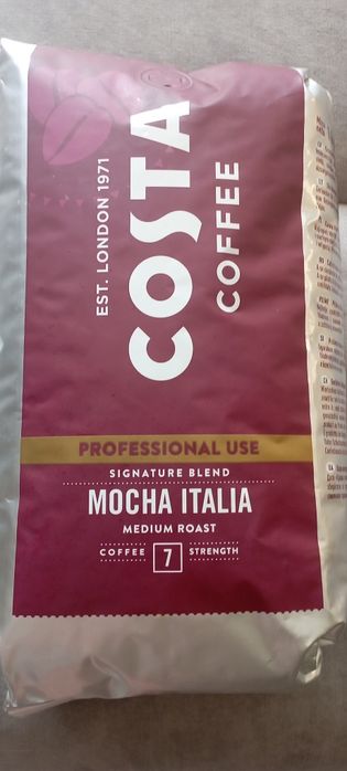 Kawa ziarnista Costa Professional Mocha Italia Medium Roast 1 kg Costa coffee