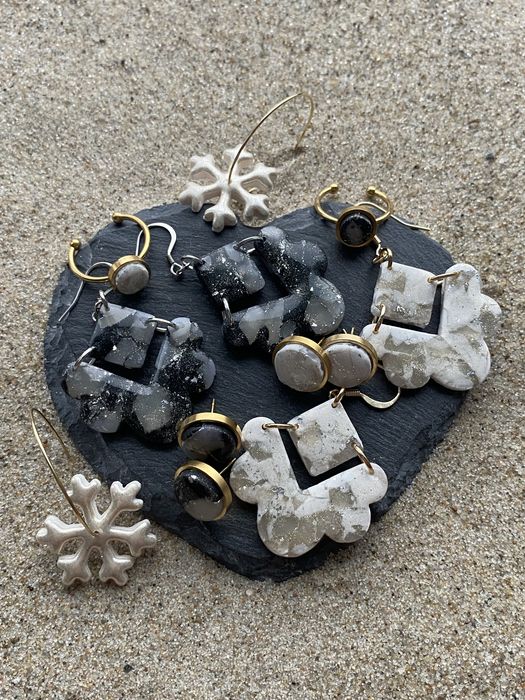 Kolczyki handmade – ręcznie wykonane, unikatowe wzory glina polimerowa