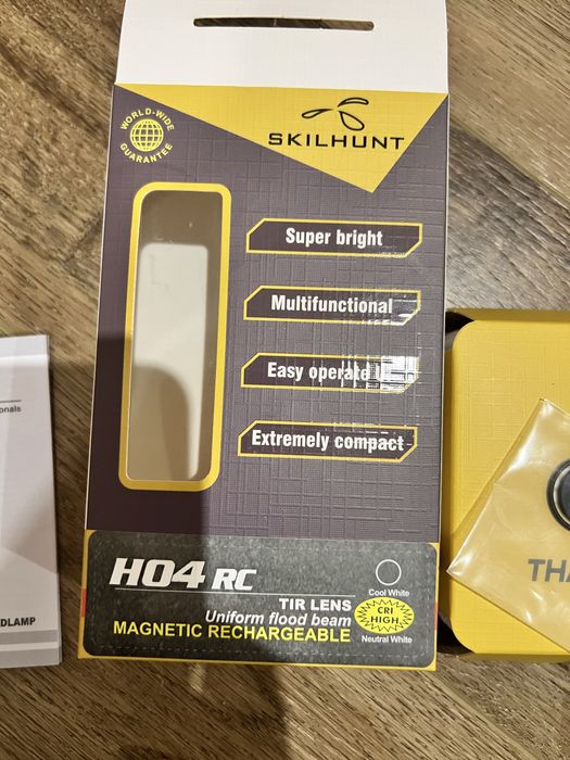 Skilhunt h04RC ліхтар налобний