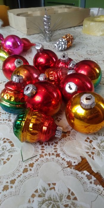 Шары новогодние. Германия 1975 г. Винтаж. Времен СССР
