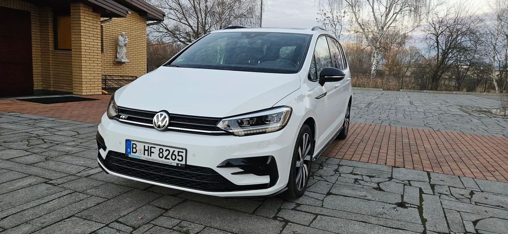 Volkswagen Touran Pełny R-line*Serwis*Full Led*Panorama*Nowe Hamulce*89.0000km*Zadbany