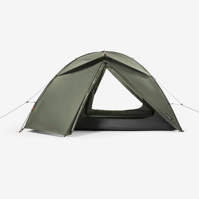 Tenda Abóbada de Trekking 3 Pessoas MT500 Caqui
