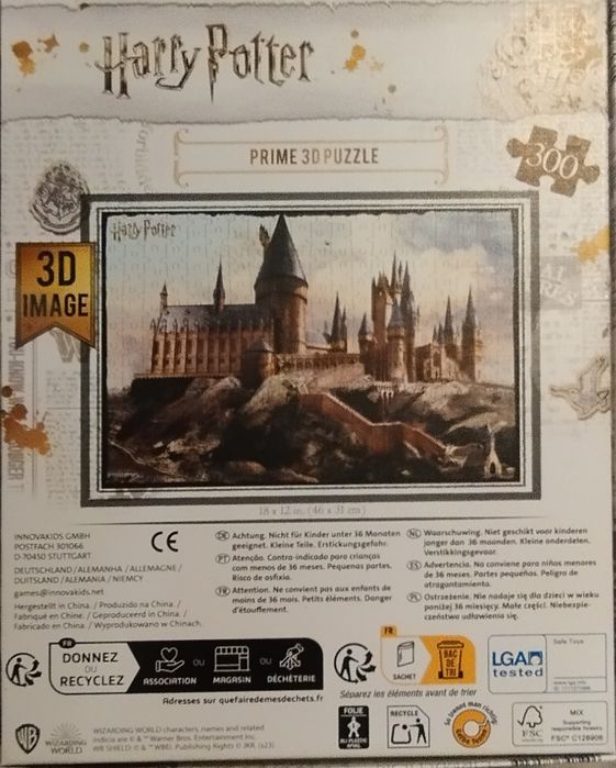 Puzzle 3D Harry Potter