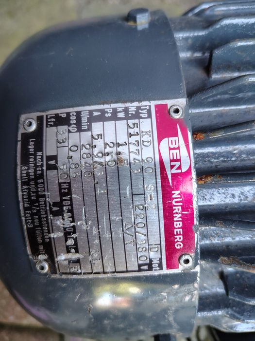 Silnik elektryczny 1,5 kW