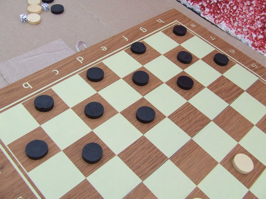 Шахматы шашки нарды, игровой набор 3в1/дерево/настольные/шахи