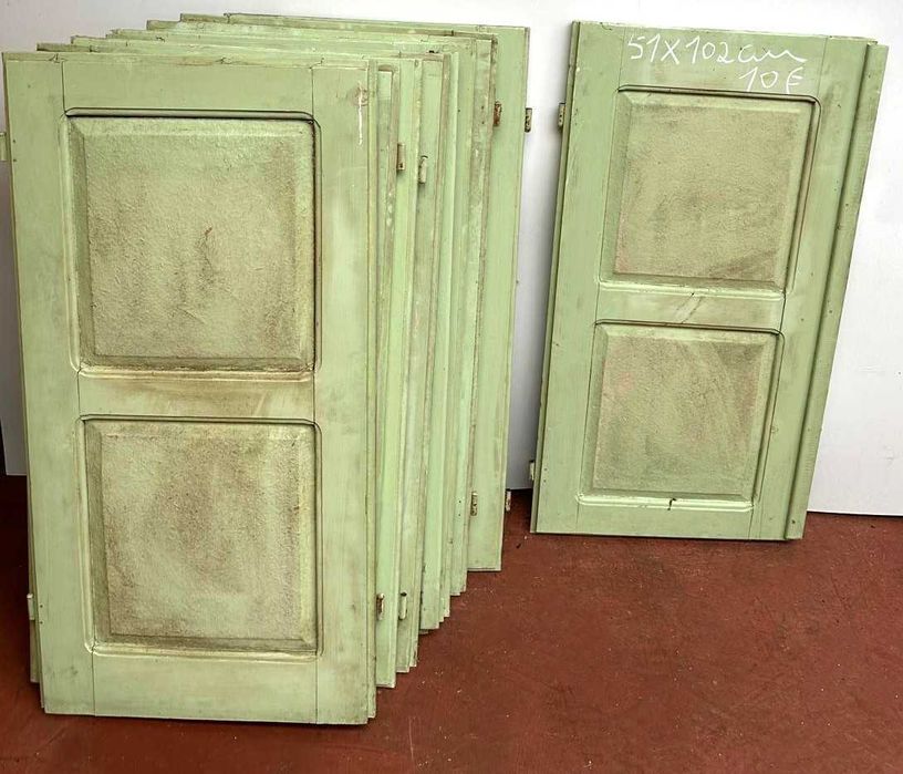 Portadas antigas, 2 pares 154X50 cm, 4 pares 51X102 cm