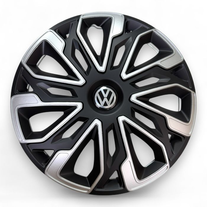 Ковпаки на колеса Estoril silver&black R15 колпаки на диски