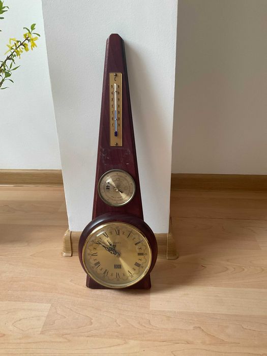 OKAZJA! Niemiecka Stacja Pogody KOCH 3w1 – Barometr, Zegar, Termometr