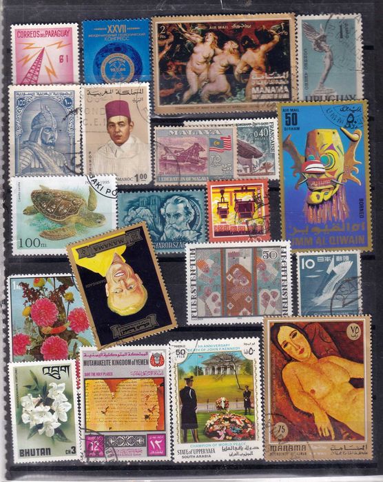 Selos (150) de todo O Mundo