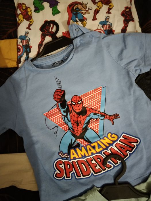 Koszulka t-shirt chłopięcy r86 Spider Cool Club