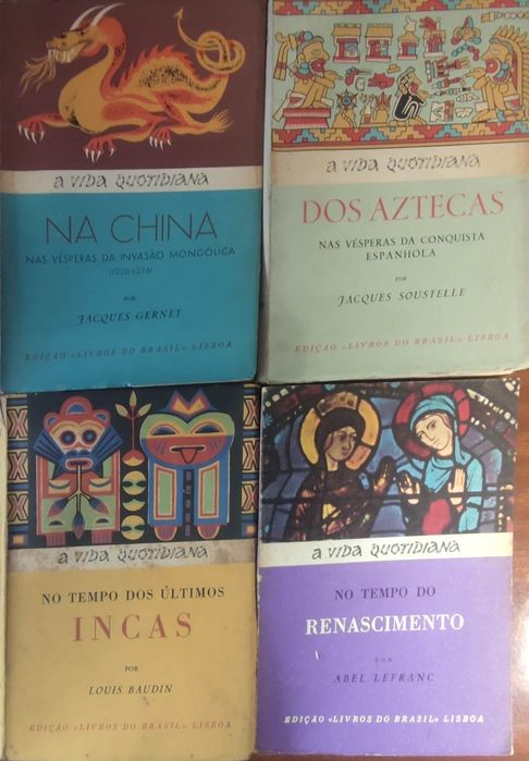 Lote de livros "A vida quotidiana" (Ler descriçao) Ref: CE 1