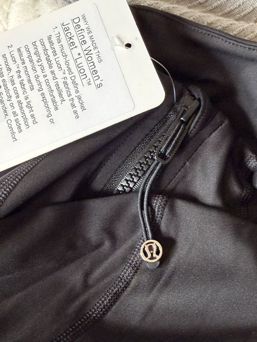 Komplet sportowy czarny bluza kurtka spodenki biker lululemon