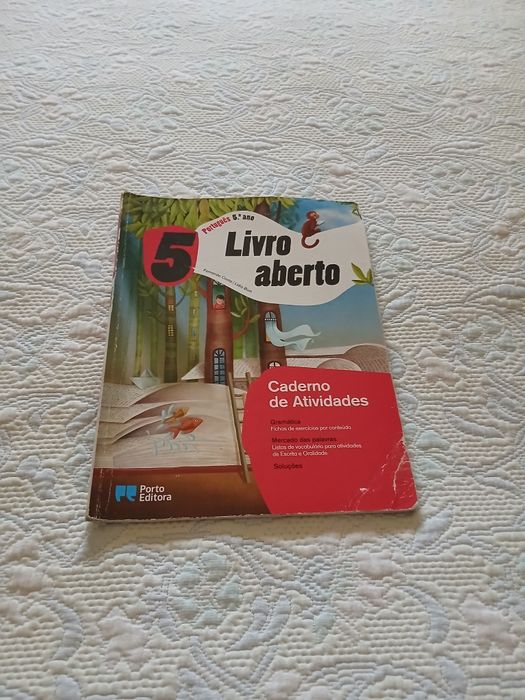 Caderno de Atividades Livro Aberto 5 - Português 5.º Ano - Porto Editora