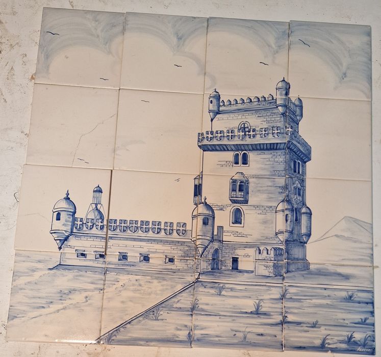 Painel de azulejos 1980