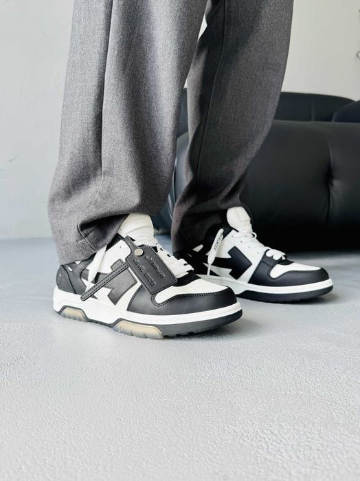 Кросівки Off-White Out of Office Black - White premium