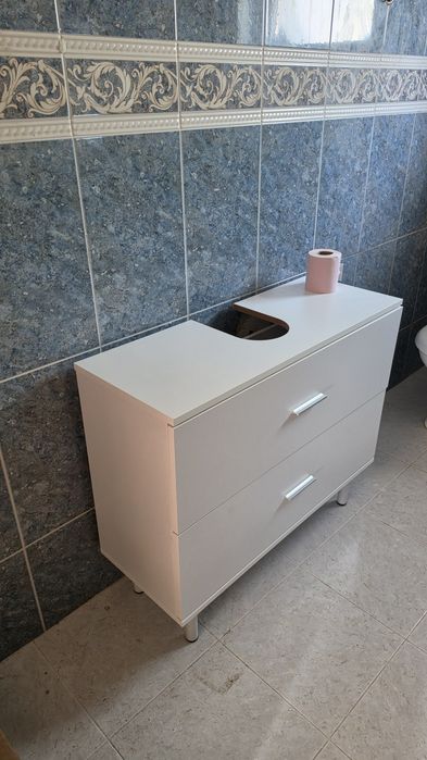 Móvel de Lavatório WC - 80cm de Largura