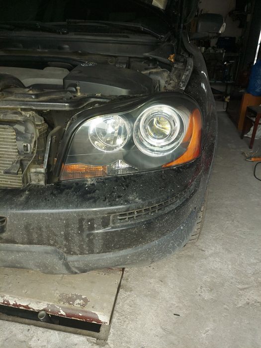 Установка линз на авто.полирока фар