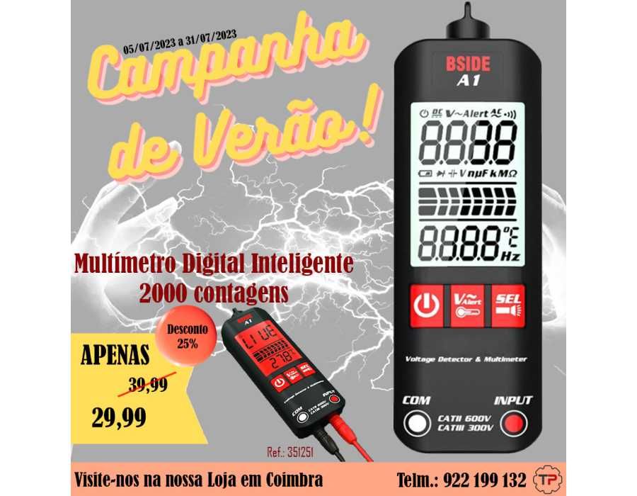 Promoção de Voltímetros/ Multímetros