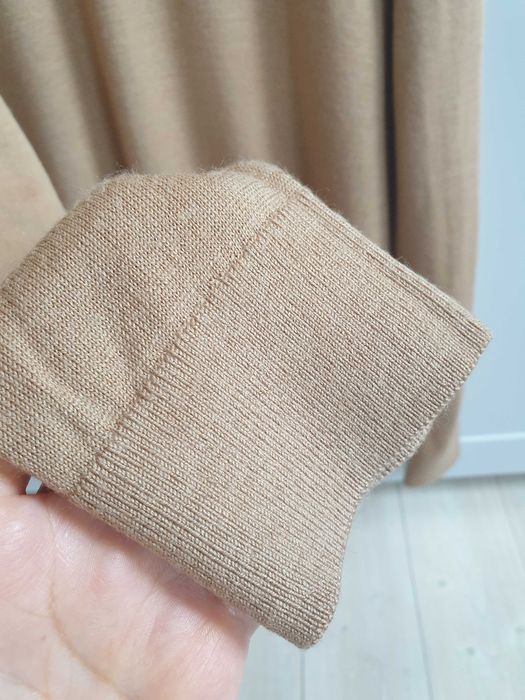 Beżowy sweter męski H&M wełna merino  M bielizna termiczna