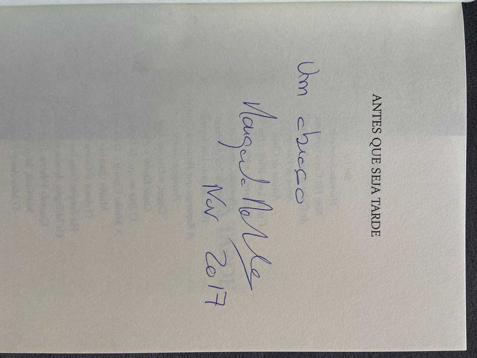 Livro Antes que seja tarde - autografado pela autora