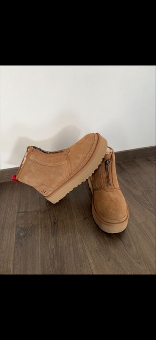 Угги Ugg neumel platform zipper zip chestnut і чорні. Оригінал!