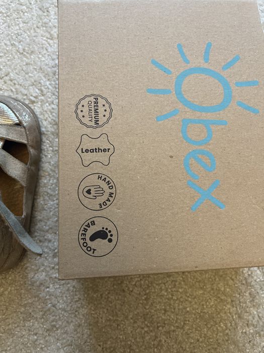 Obex zlote papcie skora 28