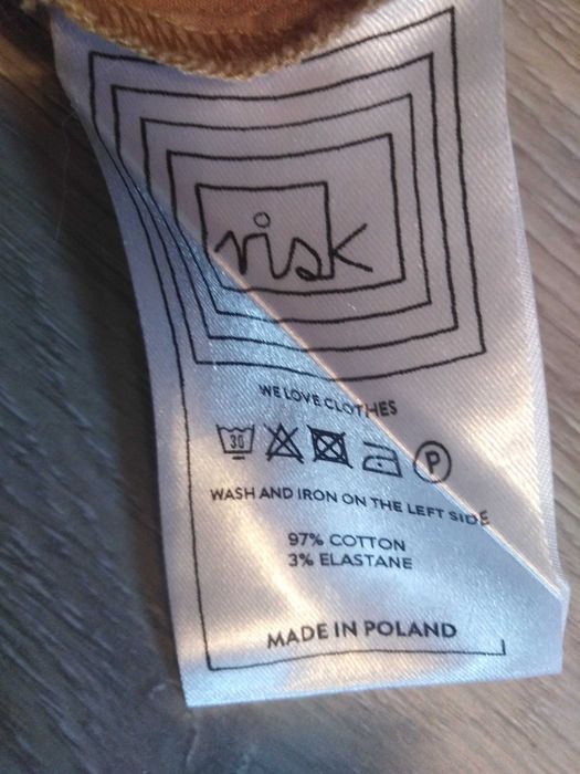 Bawełniane spodnie " Risk " r. XS