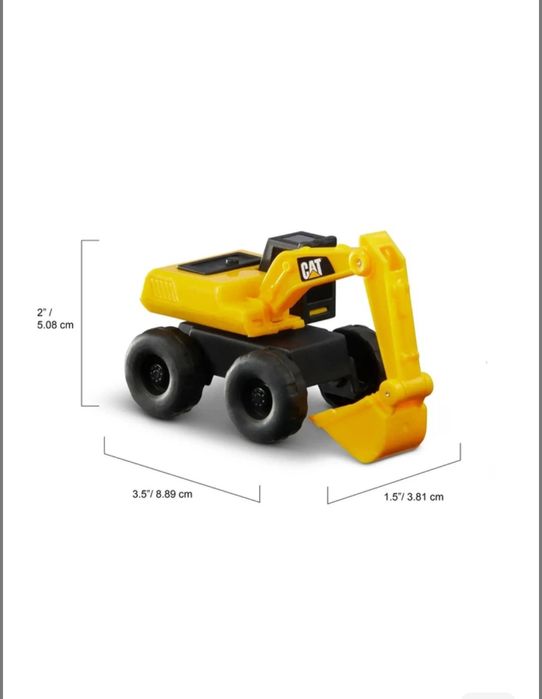 Машинки самоскид та екскаватор