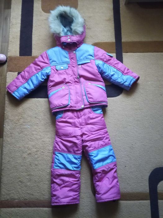 детский зимний комбинезон для девочки
