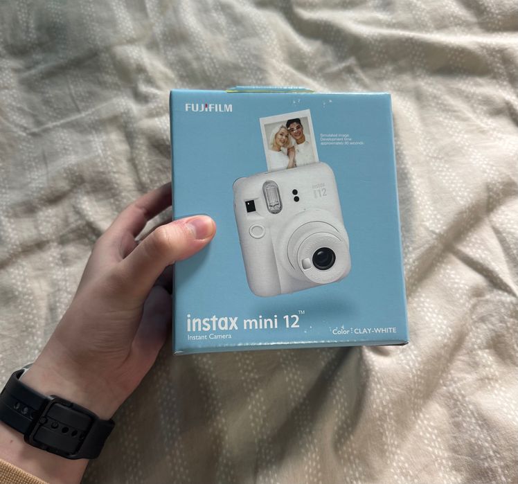 Instax mini 12 колір Clay-White Камера моментального друку