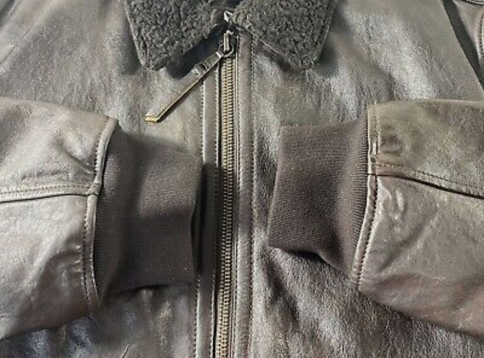 Skórzana oryginalna kurtka Banana Republic XL