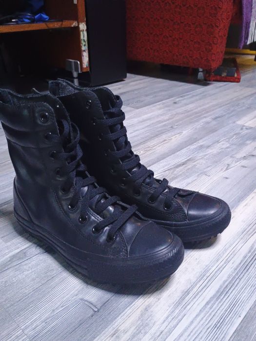 Converse кеди шкіра