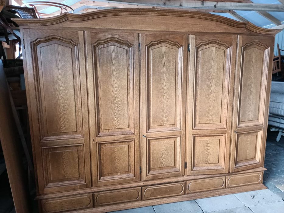 Szafa 5-drzwiowa dębowa