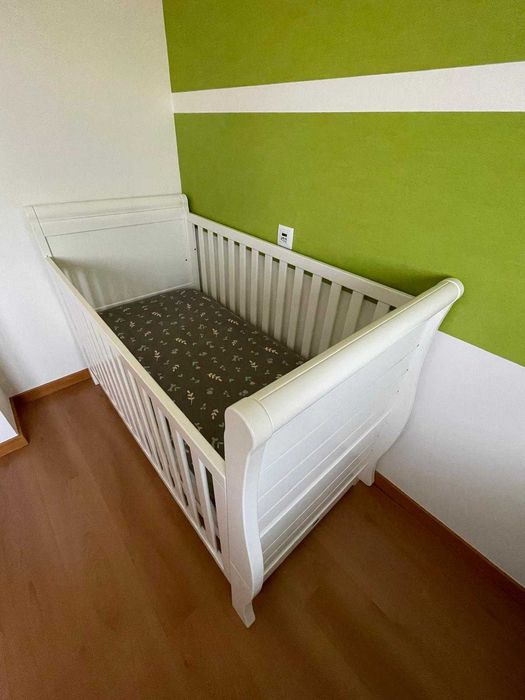 Berço Trama Stella Cot Branco 70x140