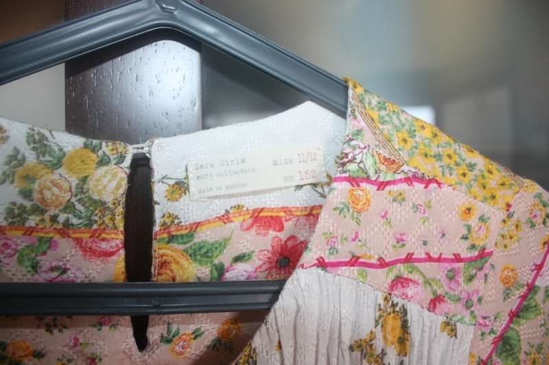 Vestido ZARA girls NOVO floral tamanho 11-12 ano