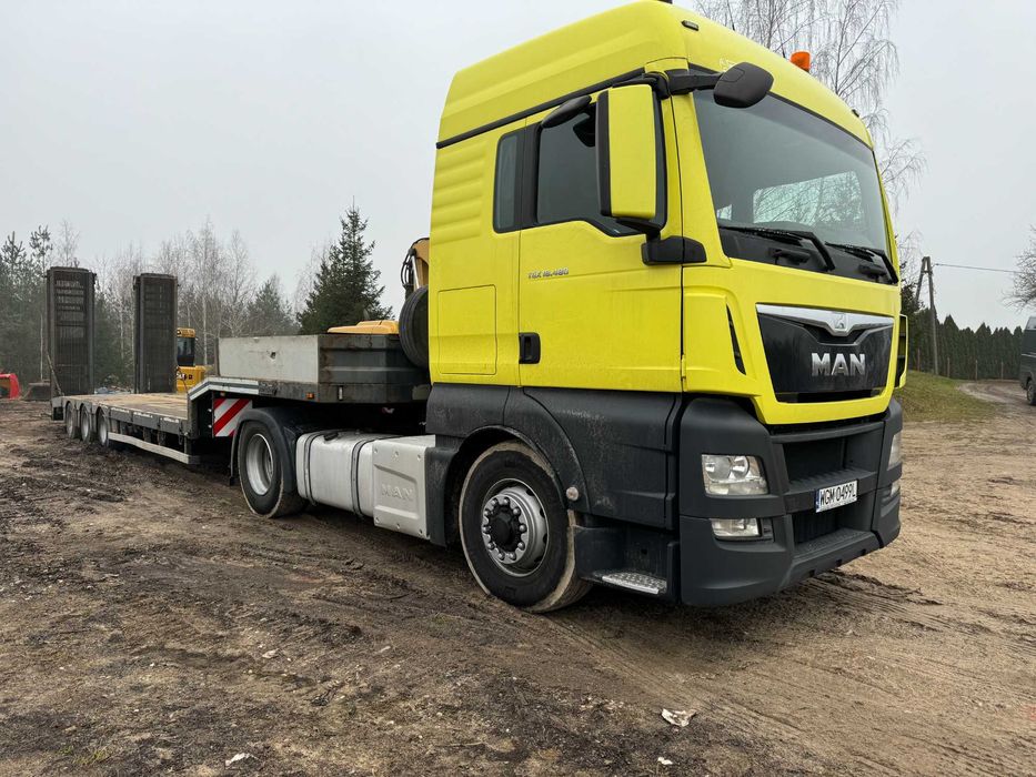 Transport niskopodwoziowy laweta koparka rolniczych