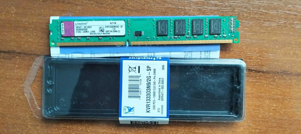 Оперативна пам’ять Kingston DDR3, 2GB , 4GB