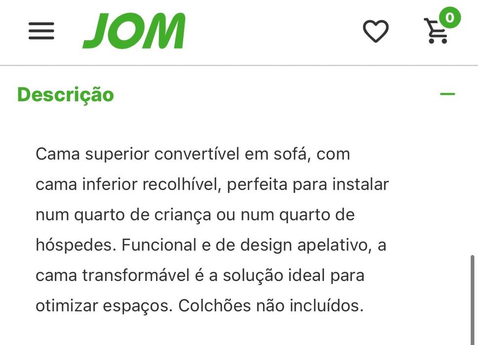 Cama dupla /  sofá