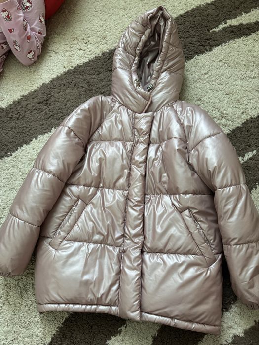 Зимова куртка для дівчинки на зріст 134-140
