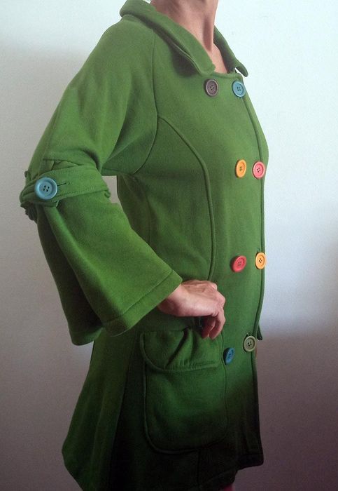 Casaco Verde meia estação