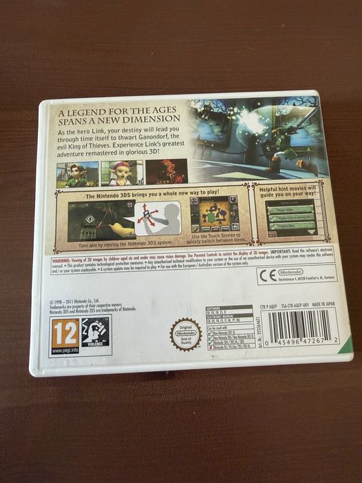 The Legend Of Zelda Ocarina of Time - Nintendo 3Ds
