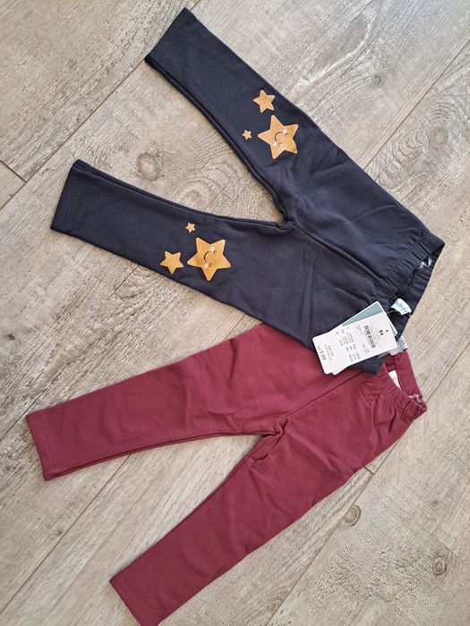 Getry/ legginsy ocieplane - 2 pak - rozm 86