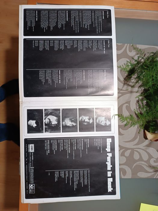 Vinil deep purple in rocks 1970