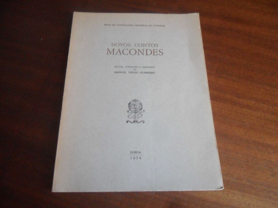 "NOVOS CONTOS MACONDES" de Manuel Viegas Guerreiro - 1ª Edição de 1974