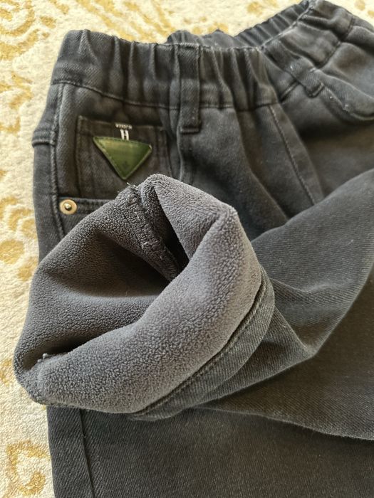 Теплий зимовий костюм джинси кофта на флісі  128 на 7-8 років