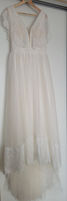 Suknia ślubna rozm 38/40 168cm + 6cm obcas