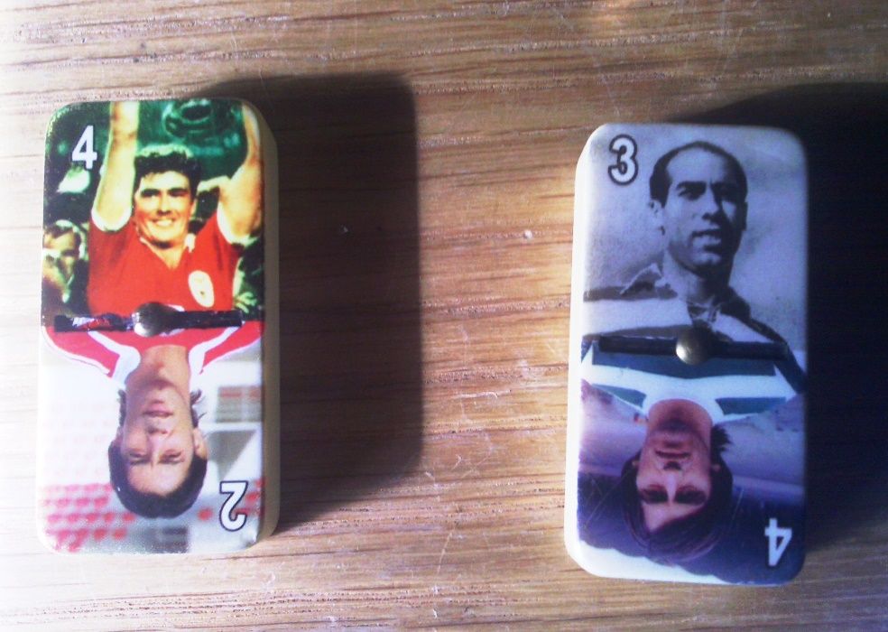 Dominó infantil em material flexível ou jogo dominó Benfica Sporting