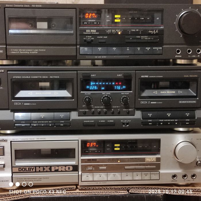 Кассетная дека Tehnics RS B505,RS TR515